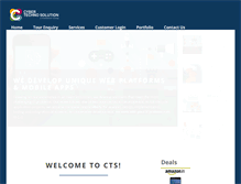 Tablet Screenshot of cybertechnosolution.com